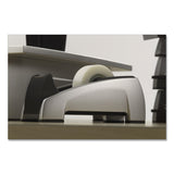 Fellowes® Office Suites Desktop Tape Dispenser, Heavy Base, 1" Core, Plastic, Black/Silver (FEL8032701)