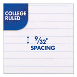 Mead® Spiral Notebook, 3-Hole Punched, 1-Subject, Medium/College Rule, Randomly Assorted Cover Color, (100) 11 x 8 Sheets (MEA06622) Each