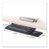 Fellowes® Deluxe Keyboard Drawer, 20.5w x 11.13d, Black (FEL8031207)