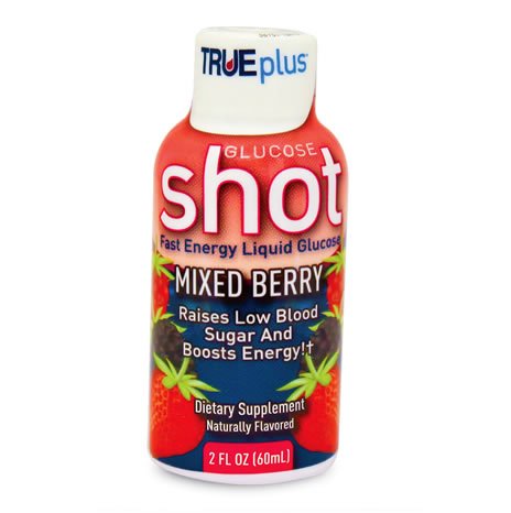 TRUEplus™ Glucose Supplement 2 oz. Liquid Mixed Berry Flavor (864331_EA) 1/EA