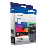 Brother LC401BKS Ink, 200 Page-Yield, Black (BRTLC401BKS)