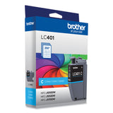Brother LC401CS Ink, 200-Page-Yield, Cyan (BRTLC401CS) Each