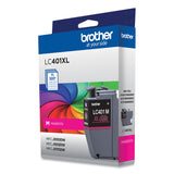 Brother LC401XLMS High-Yield Ink, 500 Page-Yield, Magenta (BRTLC401XLMS)