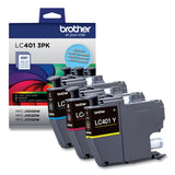 Brother LC4013PKS Ink, 200 Page-Yield, Cyan/Magenta/Yellow, 3/Pack (BRTLC4013PKS) Pack of 3