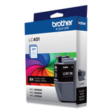 Brother LC401BKS Ink, 200 Page-Yield, Black (BRTLC401BKS)