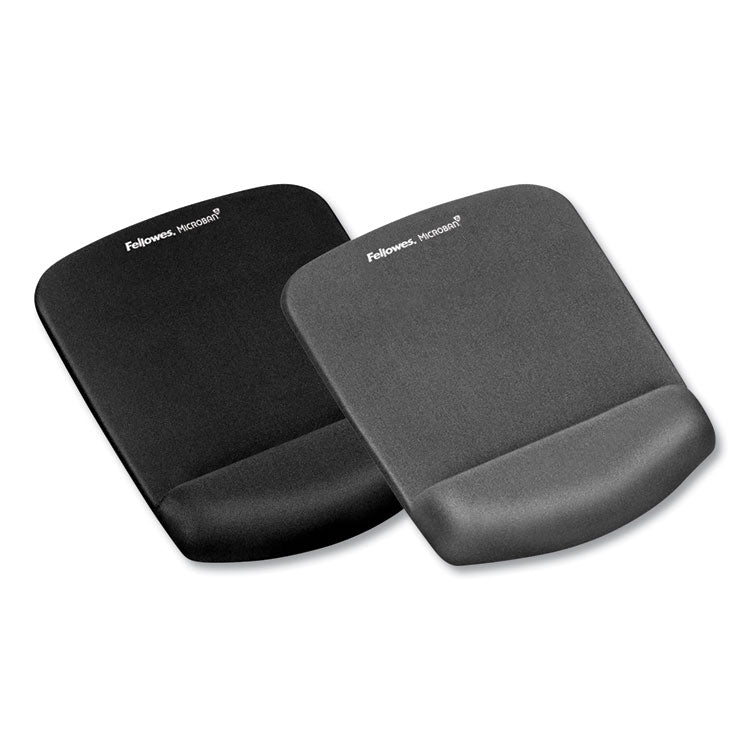 Fellowes® PlushTouch Mouse Pad with Wrist Rest, 7.25 x 9.37, Graphite (FEL9252201)