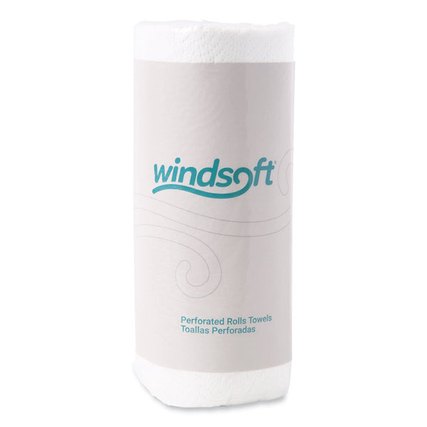Windsoft® Kitchen Roll Towels, 2-Ply, 11 x 8.8, White, 100/Roll (WIN1220RL)