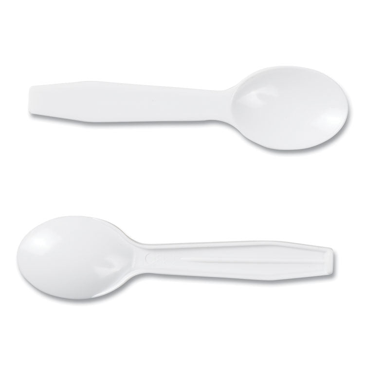 AmerCareRoyal® Polystyrene Taster Spoons, White, 3000/Carton (RPPRTS3000)