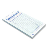 AmerCareRoyal® Guest Check Pad, 17 Lines, Two-Part Carbonless, 3.6 x 6.7, 50 Forms/Pad, 50 Pads/Carton (RPPGC70002)