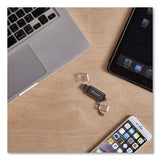 Verbatim® Store 'n' Go Dual USB 3.0 Flash Drive for Apple Lightning Devices, 32 GB, Graphite (VER49300)