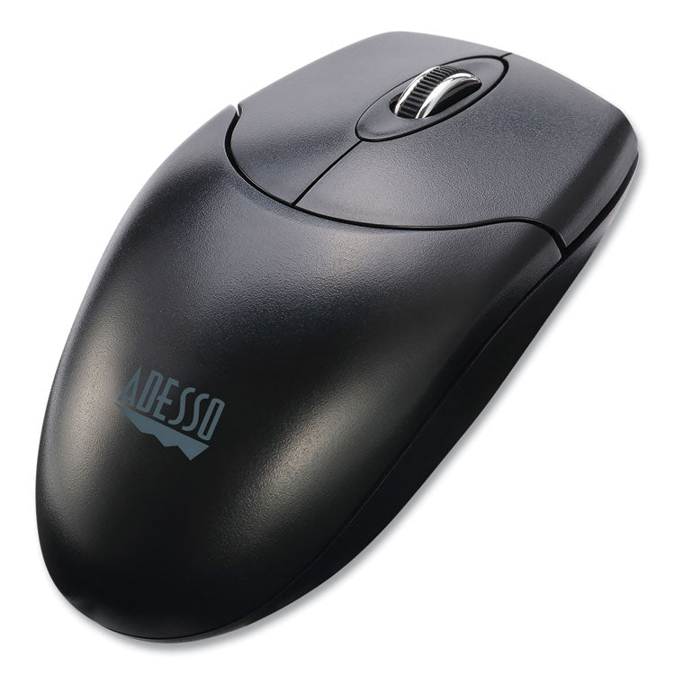Adesso WKB1330CB Wireless Desktop Keyboard and Mouse Combo, 2.4 GHz Frequency/30 ft Wireless Range, Black (ADEWKB1330CB) Each