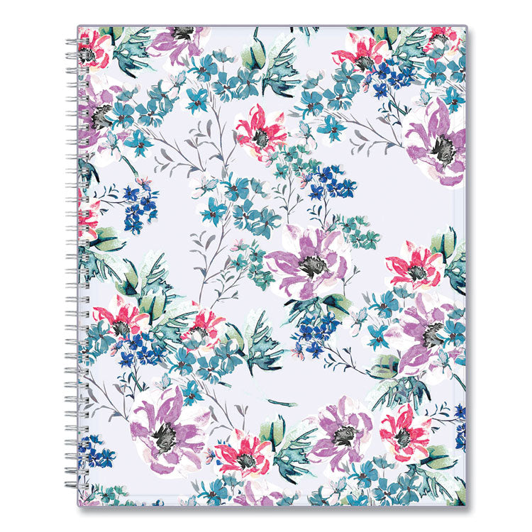 Laila Create-Your-Own Cover Weekly/Monthly Planner, Wildflower Artwork, 11 x 8.5, Purple/Blue/Pink, 12-Month (Jan-Dec): 2025 (BLS137273) Each