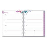 Laila Create-Your-Own Cover Weekly/Monthly Planner, Wildflower Artwork, 11 x 8.5, Purple/Blue/Pink, 12-Month (Jan-Dec): 2025 (BLS137273) Each