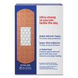 BAND-AID® Flexible Fabric Adhesive Tough Strip Bandages, 1 x 4, 20/Box (JOJ4408)