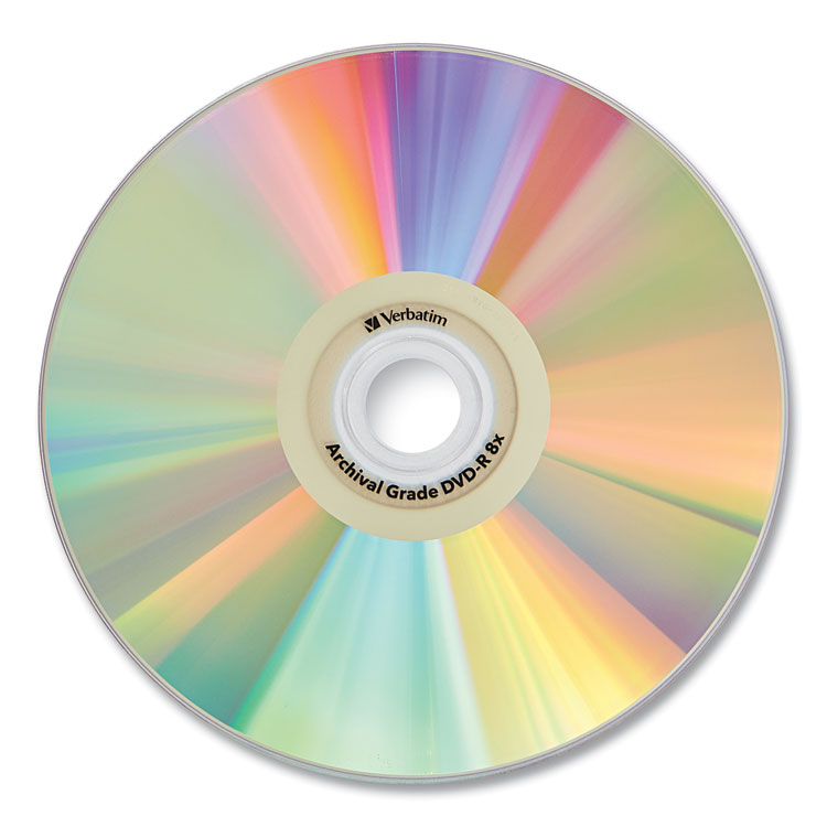 Verbatim® UltraLife Gold Archival Grade DVD-R, 4.7 GB, 16x, Spindle, Gold, 50/Pack (VER95355)