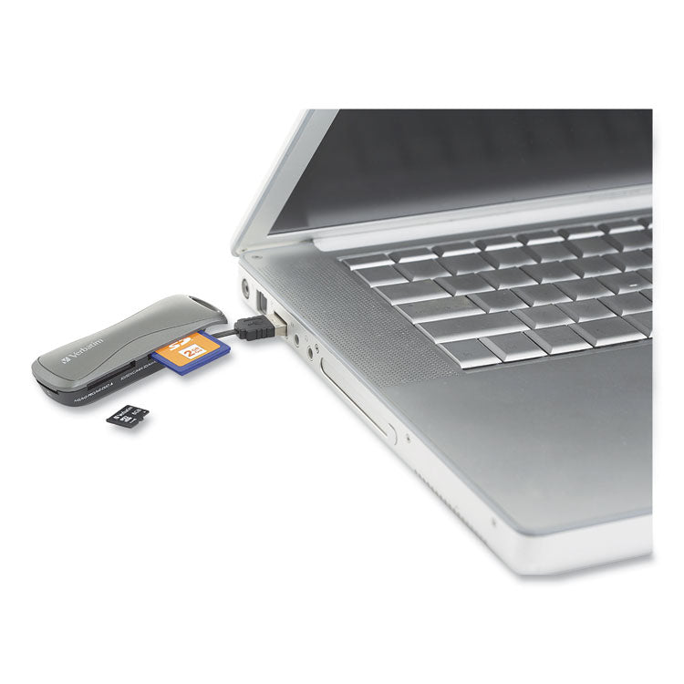 Verbatim® Pocket Card Reader, 480 MBps, USB 2.0 (VER97709)