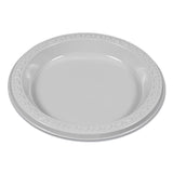 Tablemate® Plastic Dinnerware, Plates, 6" dia, White, 125/Pack (TBL6644WH) Pack of 125