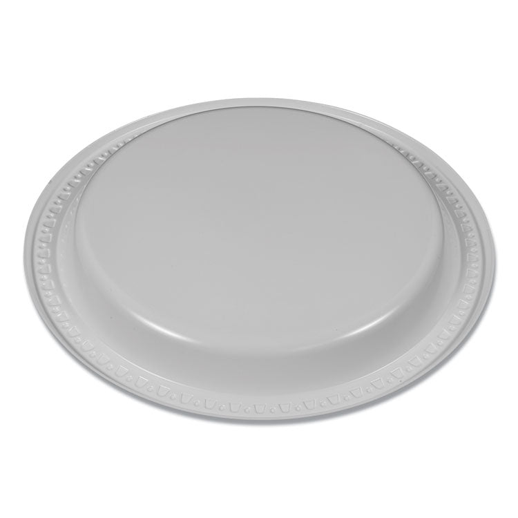 Tablemate® Plastic Dinnerware, Plates, 6" dia, White, 125/Pack (TBL6644WH) Pack of 125