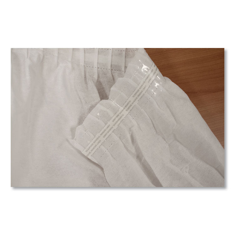 Tablemate® Table Set Linen-Like Table Skirting, Polyester, 29" x 14 ft, White (TBLLS2914WH)