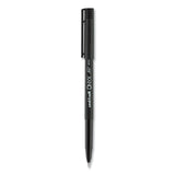 uniball® ONYX Roller Ball Pen, Stick, Extra-Fine 0.5 mm, Black Ink, Black Barrel, Dozen (UBC60040) 1 Dozen
