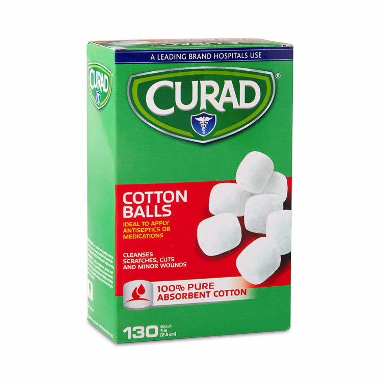 Curad® Sterile Cotton Balls, 1", 130/Box (MIICUR110163RB) Box of 130