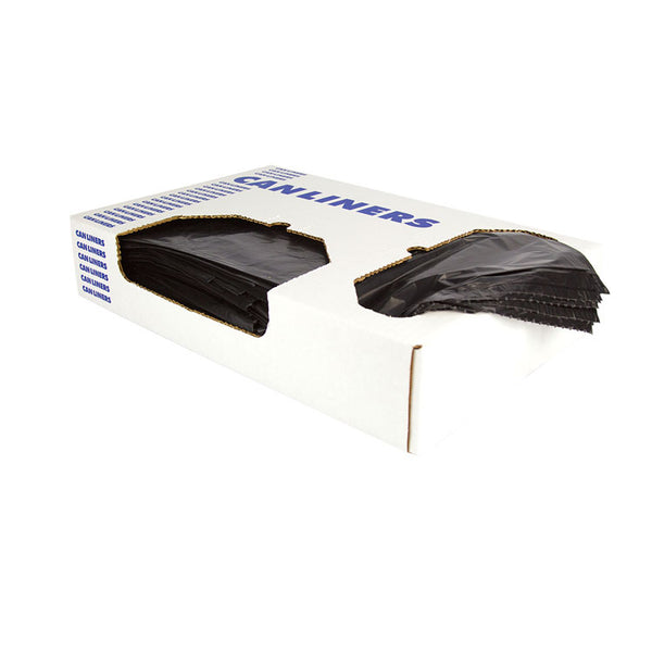 Heritage Can Liner, Low-Density, 1.5 Mil, 46"X40" , 100/Ct, Black (HERH8046AK) Case of 100