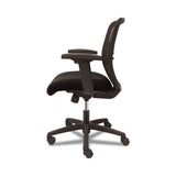 HON Task Chair, MeshBack, Fixed Arms, 25-3/4"x25-1/4"x38-1/4", Black (HONGVFMZ1ACCF10)