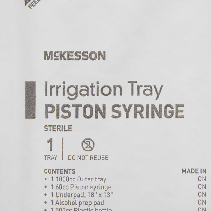 McKesson Irrigation Tray McKesson (911705_CS) 20/CS