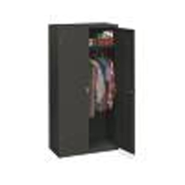 HON® Assembled Storage Cabinet, 36w x 18.13d x 71.75h, Charcoal (HONSC1872S)
