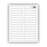 MACO® Cover-All Opaque File Folder Labels, Inkjet/Laser Printers, 0.66 x 3.44, White, 30 Labels/Sheet, 50 Sheets/Box (MACMLFF31) Box of 1500