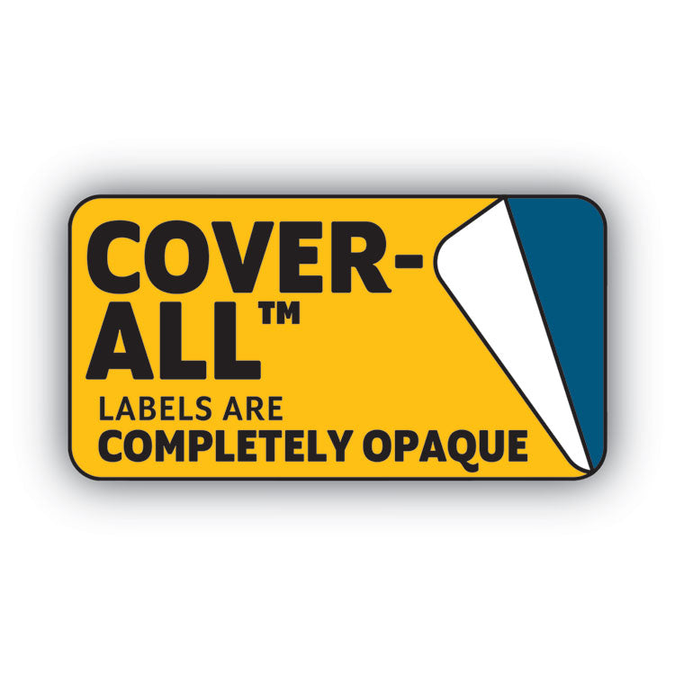 MACO® Cover-All Opaque Laser/Inkjet Shipping Labels, Inkjet/Laser Printers, 2 x 4, White, 10 Labels/Sheet, 250 Sheets/Box (MACML1000B) Box of 2500