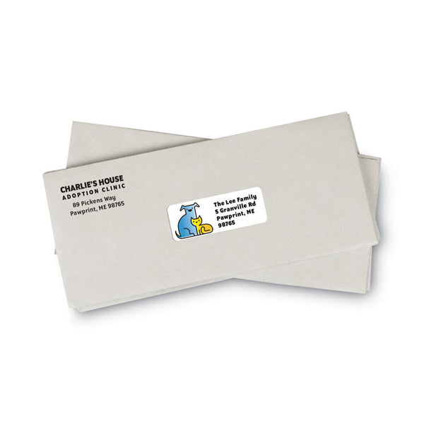 MACO® White Laser/Inkjet Shipping Address Labels, Inkjet/Laser Printers, 1 x 2.63, White, 30 Labels/Sheet, 100 Sheets/Box (MACML3000) Box of 3000