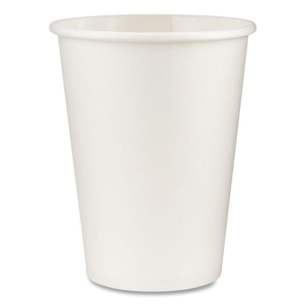 Dixie® Paper Hot Cups, 12 oz, White, 50/Sleeve, 20 Sleeves/Carton (DXE2342W)