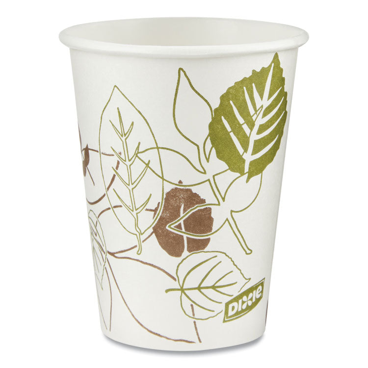 Dixie® Pathways Paper Hot Cups, 8 oz, 25/Bag, 20 Bags/Carton (DXE2338WS) Case of 500