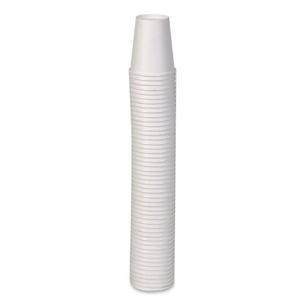 Dixie® Paper Hot Cups, 10 oz, White, 50/Sleeve, 20 Sleeves/Carton (DXE2340W)