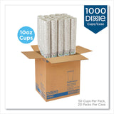 Dixie® PerfecTouch Paper Hot Cups, 10 oz, Coffee Haze Design, 50 Sleeve, 20 Sleeves/Carton (DXE92959)