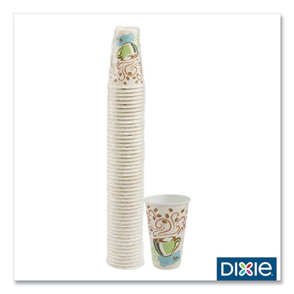 Dixie® PerfecTouch Paper Hot Cups, 16 oz, Coffee Haze Design, 50/Pack (DXE5356CD)
