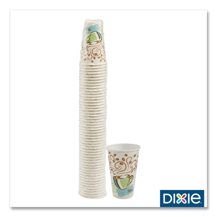 Dixie® PerfecTouch Paper Hot Cups, 16 oz, Coffee Haze Design, 50/Pack (DXE5356CD)
