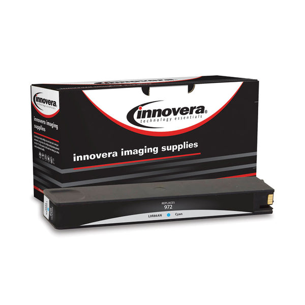 Innovera® Remanufactured Cyan Ink, Replacement for 972 (L0R86AN), 3,000 Page-Yield (IVRL0R86AN) Each