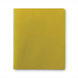 Smead™ Two-Pocket Folder, Textured Paper, 100-Sheet Capacity, 11 x 8.5, Yellow, 25/Box (SMD87862)