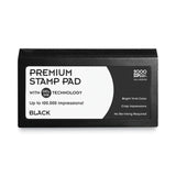 COSCO Microgel Stamp Pad for 2000 PLUS, 6.17" x 3.13", Black (COS030256) Each