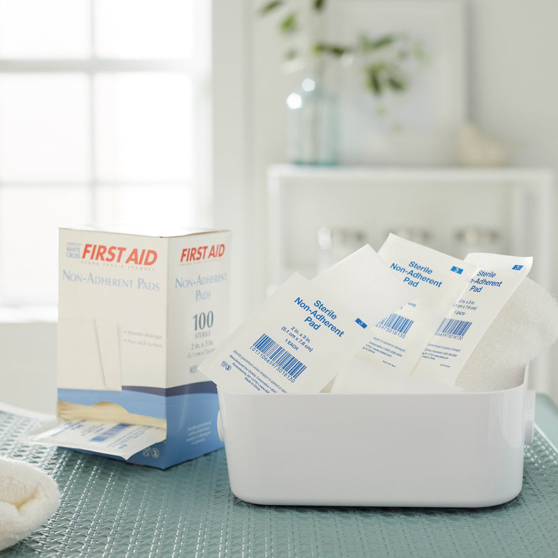 American White Cross Non-Adherent Dressing 2 X 3 Inch Sterile 1 per Pack (126982_EA) 1/EA
