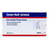 Cover-Roll® Stretch Dressing Retention Tape with Liner White 6 Inch X 10 Yard Nonwoven Polyester NonSterile (192145_BX) 1/BX
