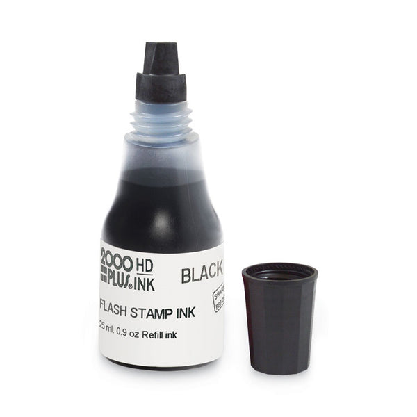 COSCO 2000PLUS® Pre-Ink High Definition Refill Ink, 0.9 oz. Bottle, Black (COS033957)