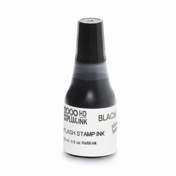 COSCO 2000PLUS® Pre-Ink High Definition Refill Ink, 0.9 oz. Bottle, Black (COS033957)