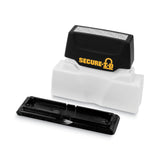 COSCO Secure-I-D Security Stamp, Obscures Area 2.5 x 0.31, Black (COS034590) Each