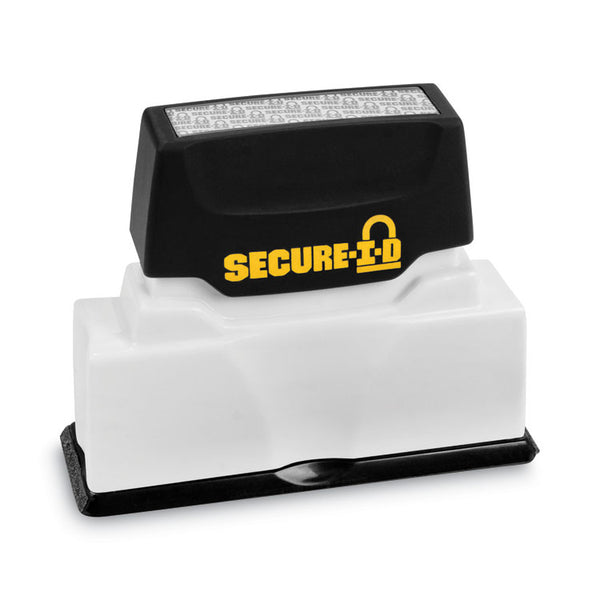 COSCO Secure-I-D Security Stamp, Obscures Area 2.5 x 0.31, Black (COS034590)