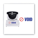 ACCUSTAMP2® Pre-Inked Shutter Stamp, Red/Blue, VOID, 1.63 x 0.5 (COS035539) Each