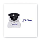 ACCUSTAMP2® Pre-Inked Shutter Stamp, Blue, ORIGINAL, 1.63 x 0.5 (COS035572) Each