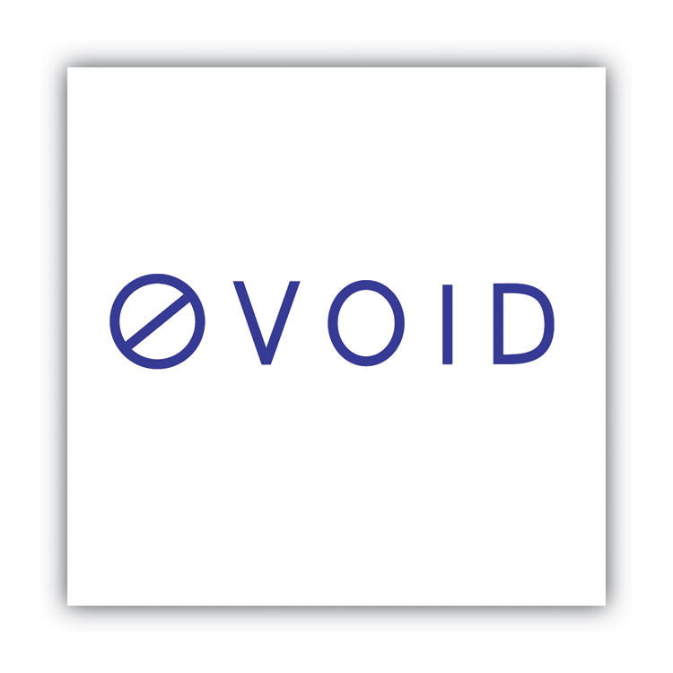 ACCUSTAMP2® Pre-Inked Shutter Stamp, Blue, VOID, 1.63 x 0.5 (COS035584) Each